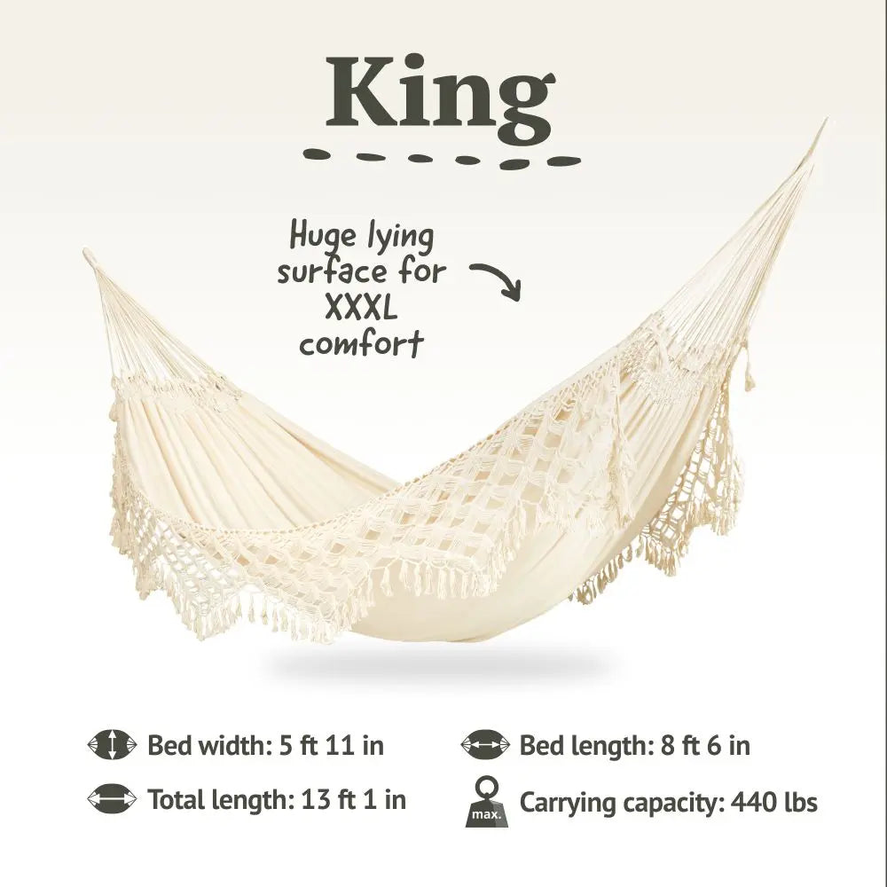 LA SIESTA Bossanova classic swing hammock, kingsize (180 cm width) La Siesta