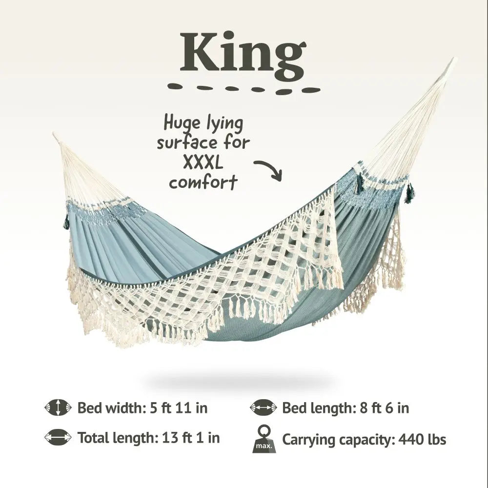 LA SIESTA Bossanova classic swing hammock, kingsize (180 cm width) La Siesta