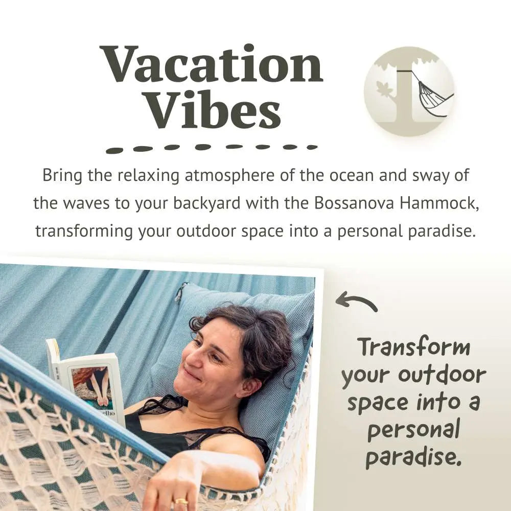 LA SIESTA Bossanova classic swing hammock, kingsize (180 cm width) La Siesta