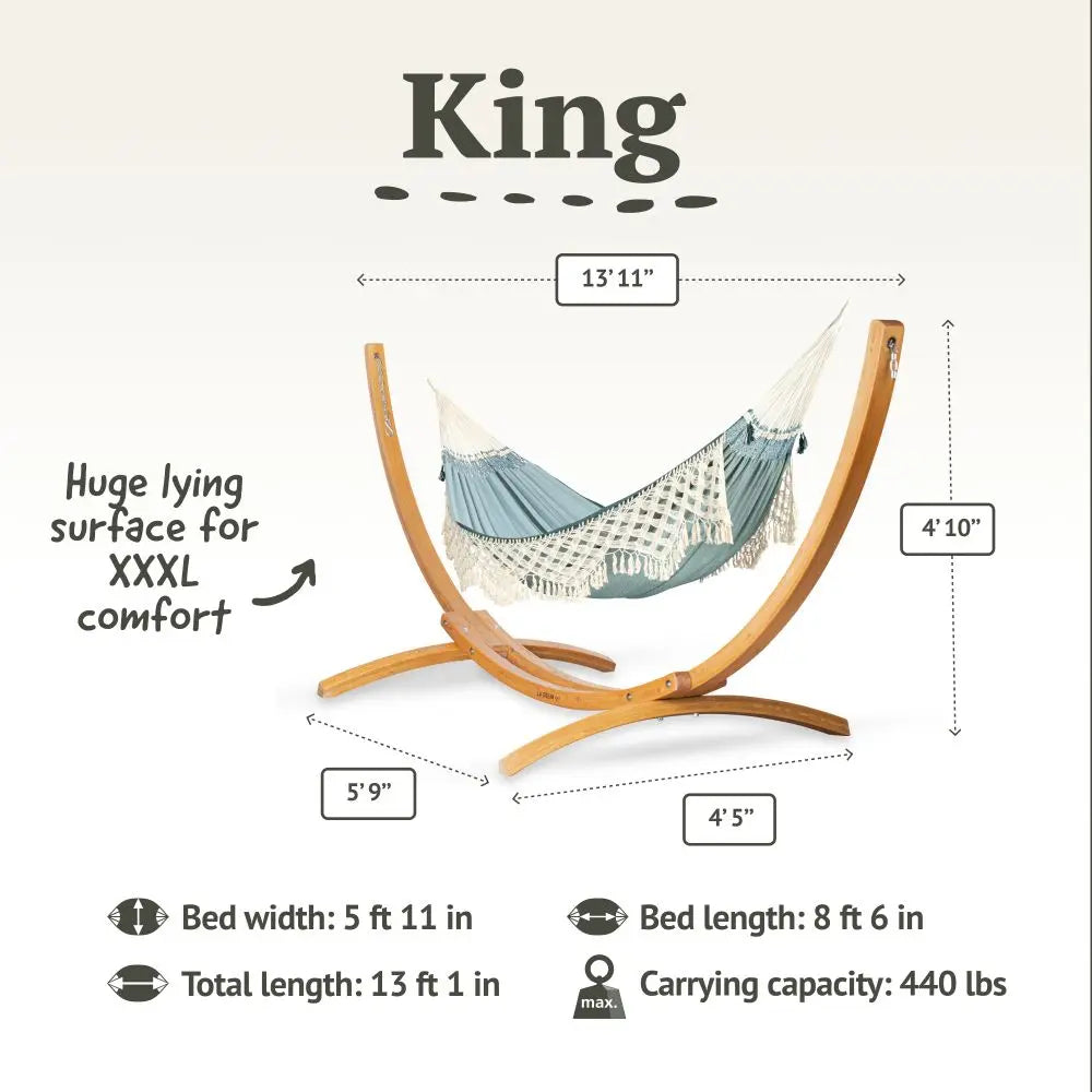 LA SIESTA Bossanova classic swing hammock, kingsize (180 cm width) La Siesta