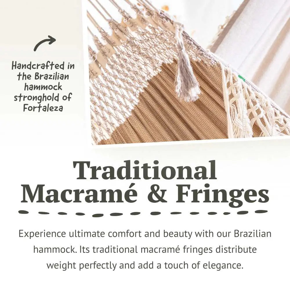 LA SIESTA Bossanova classic swing hammock, kingsize (180 cm width) La Siesta