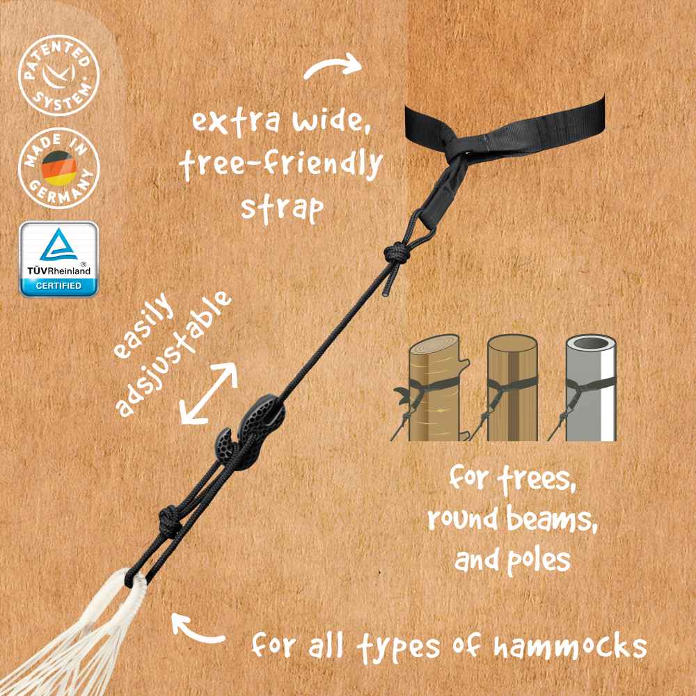 LA SIESTA Bossanova classic swing hammock, kingsize (180 cm width) La Siesta