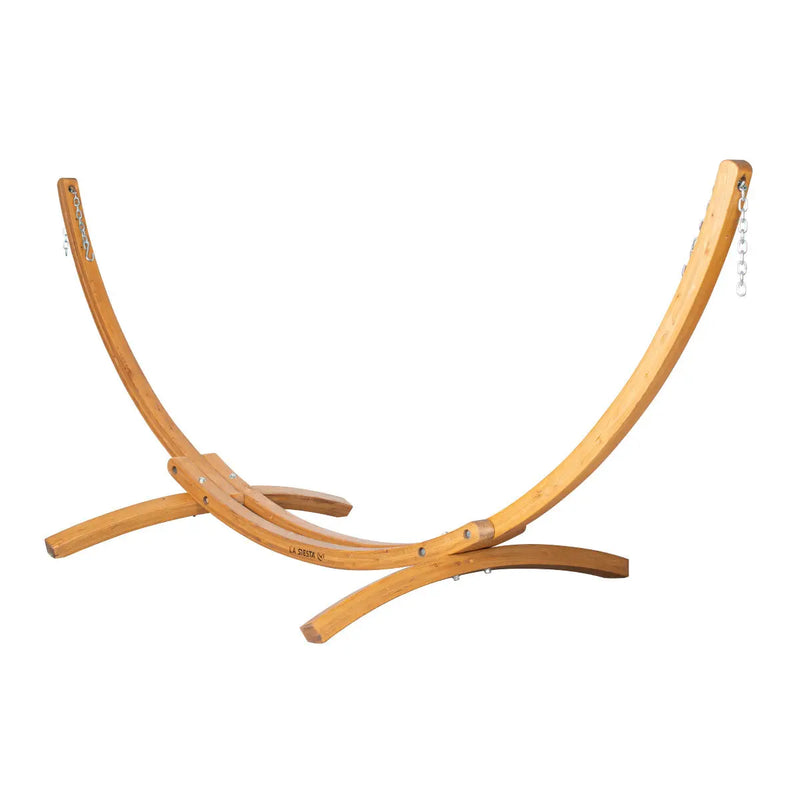 LA SIESTA Elipso Nature wooden stand for single hammock - DesertRiver.shop