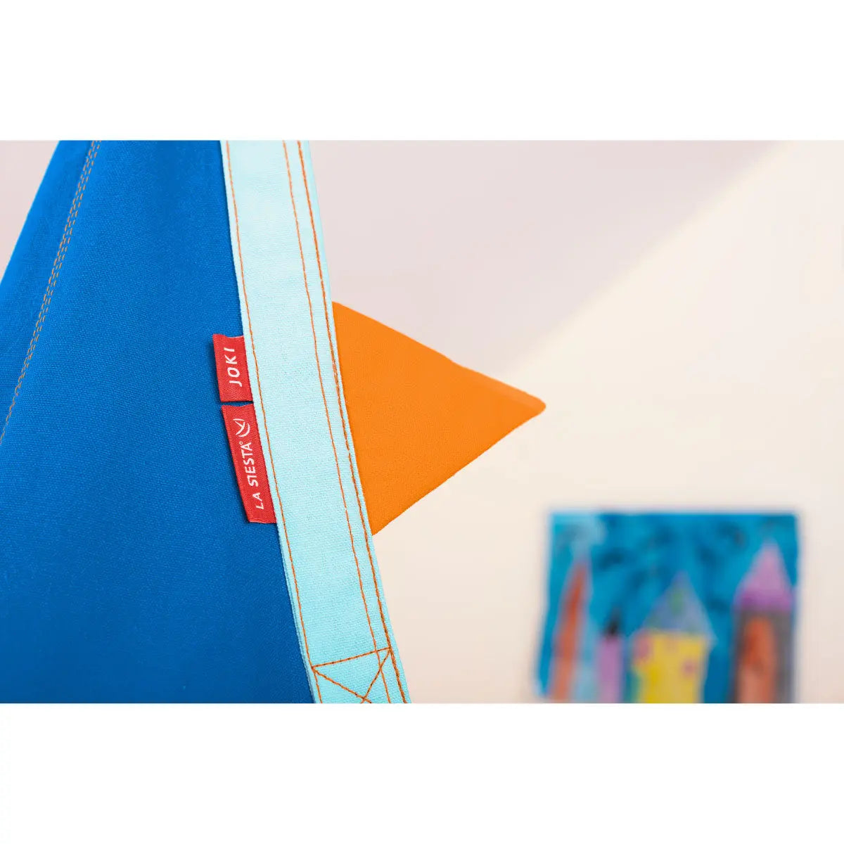 LA SIESTA Joki organic cotton kids hanging nest with suspension kit, indoor use - DesertRiver.shop