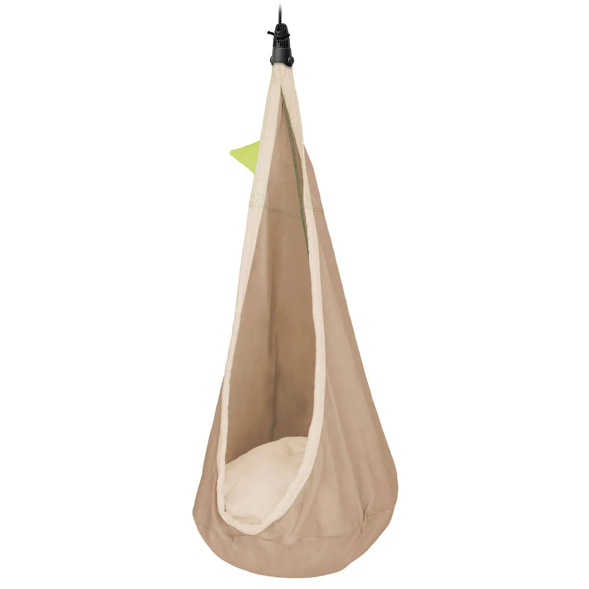 LA SIESTA Joki organic cotton kids hanging nest with suspension kit, indoor use - DesertRiver.shop