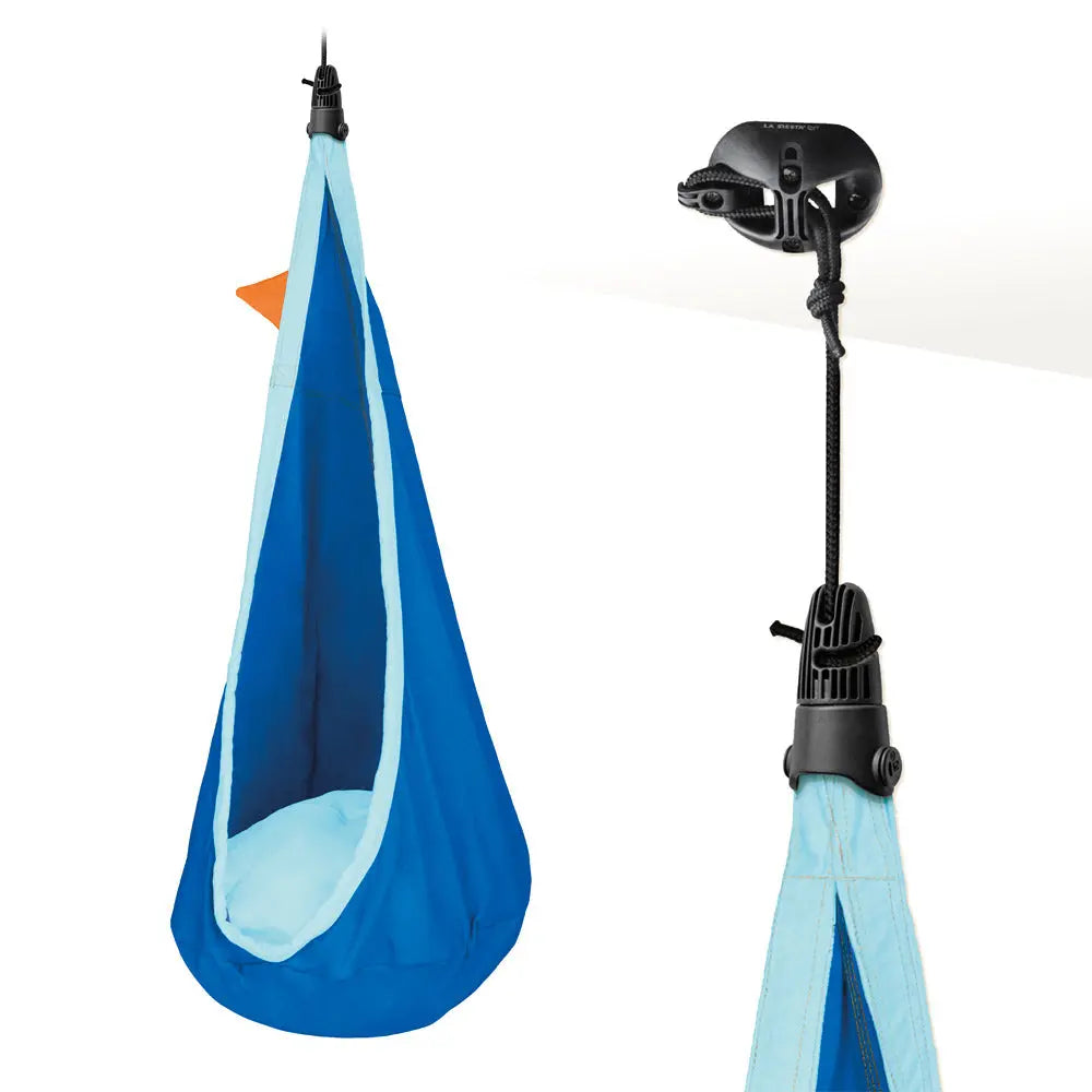 LA SIESTA Joki organic cotton kids indoor hanging nest with suspension kit La Siesta