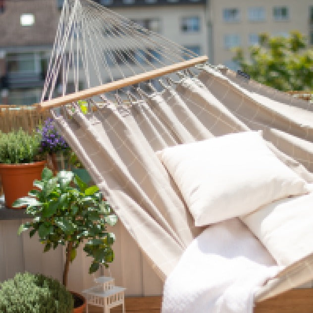 LA SIESTA Alisio spreader bar hammock for outdoor, double - DesertRiver.shop