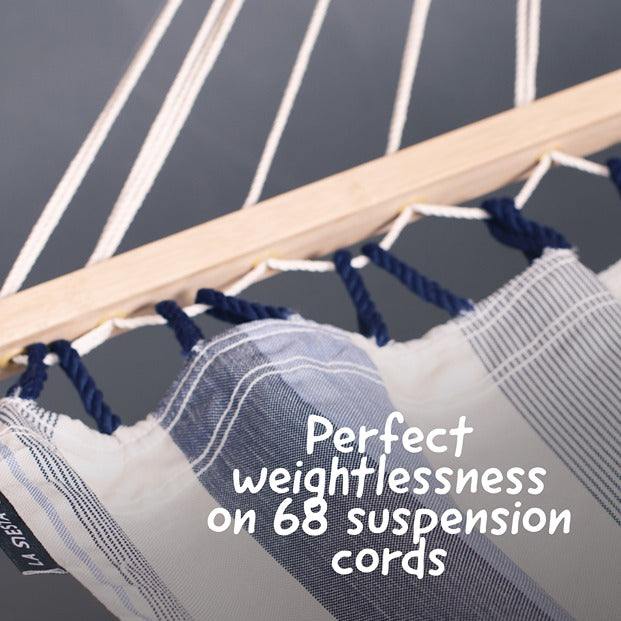 LA SIESTA Alisio spreader bar hammock for outdoor, double - DesertRiver.shop