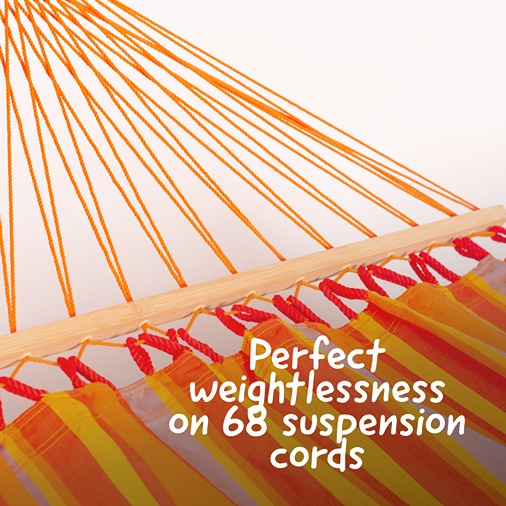 LA SIESTA Alisio spreader bar hammock for outdoor, double - DesertRiver.shop