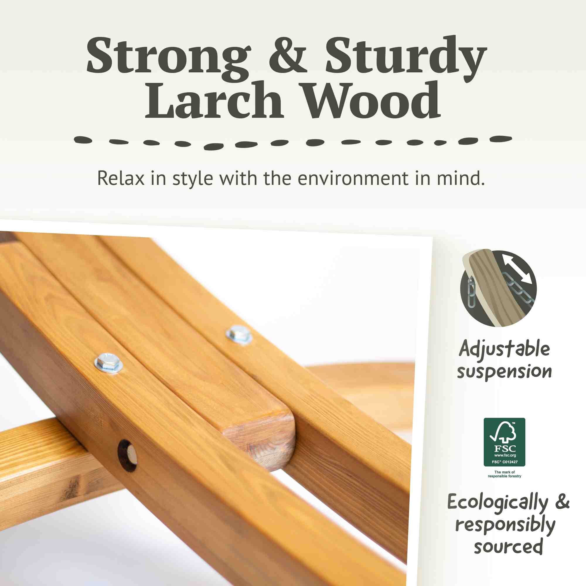 LA SIESTA Brisa classic swing hammock, kingsize (180 cm width) - DesertRiver.shop