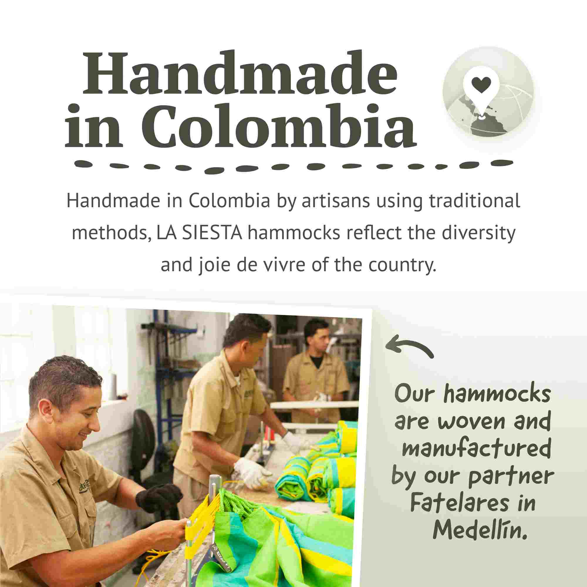 LA SIESTA Brisa classic swing hammock, double (160 cm width) - DesertRiver.shop