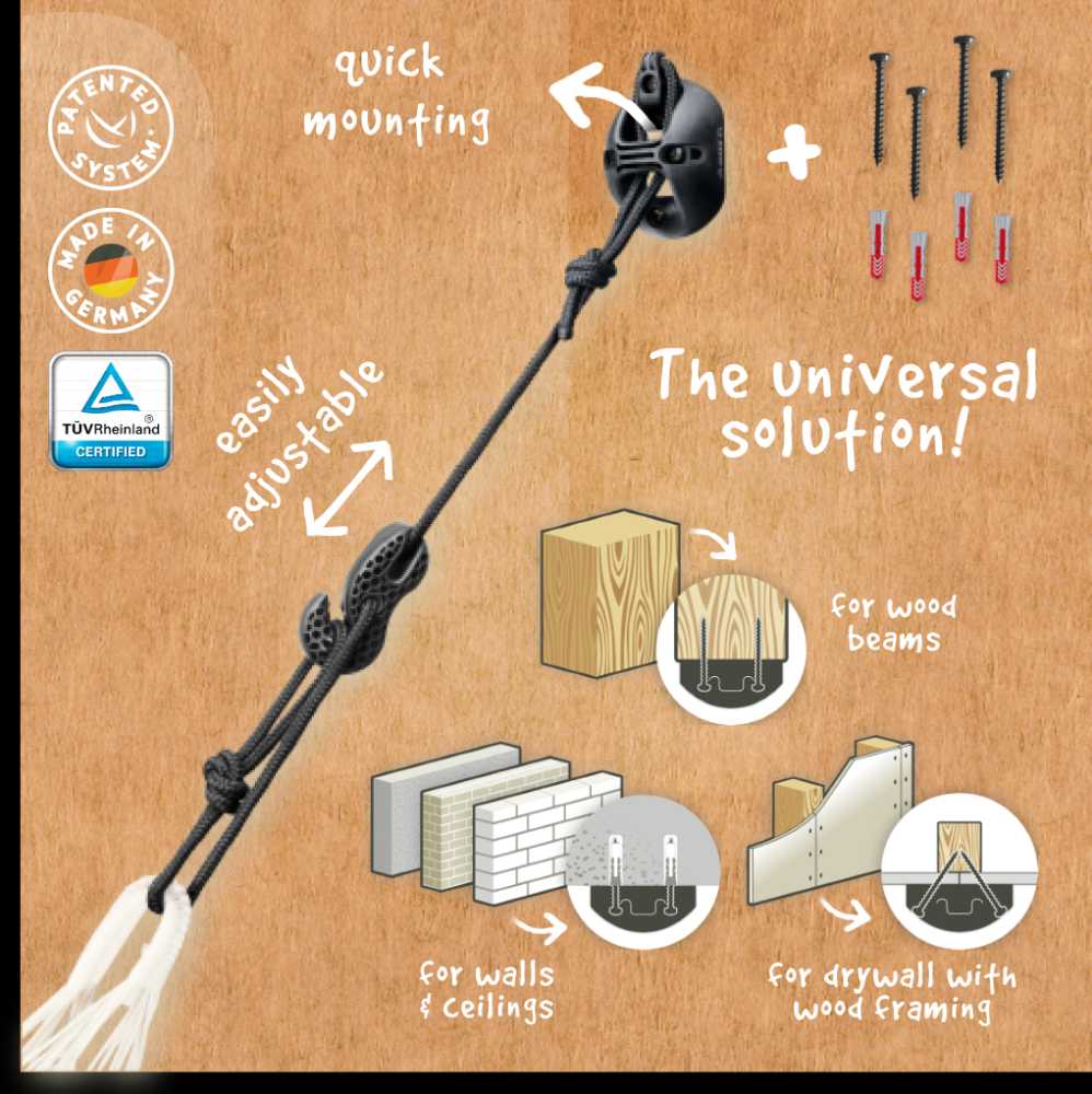 LA SIESTA Brisa classic swing hammock, double (160 cm width) - DesertRiver.shop