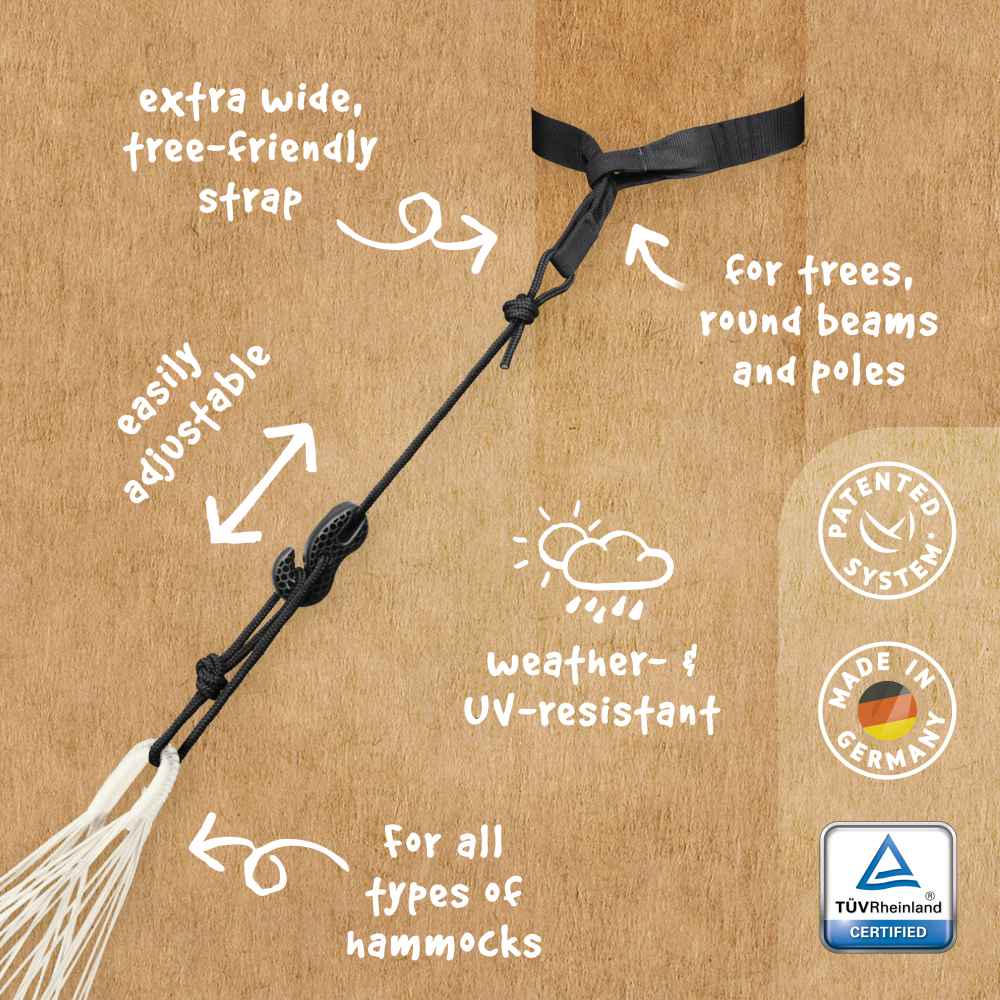 LA SIESTA Brisa classic swing hammock, double (160 cm width) - DesertRiver.shop