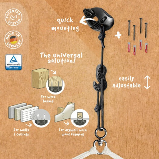 LA SIESTA Domingo comfort hammock chair - DesertRiver.shop