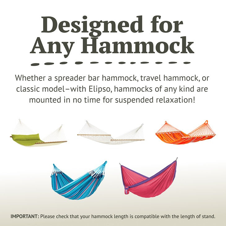 LA SIESTA Elipso Nature wooden stand for double hammock - DesertRiver.shop