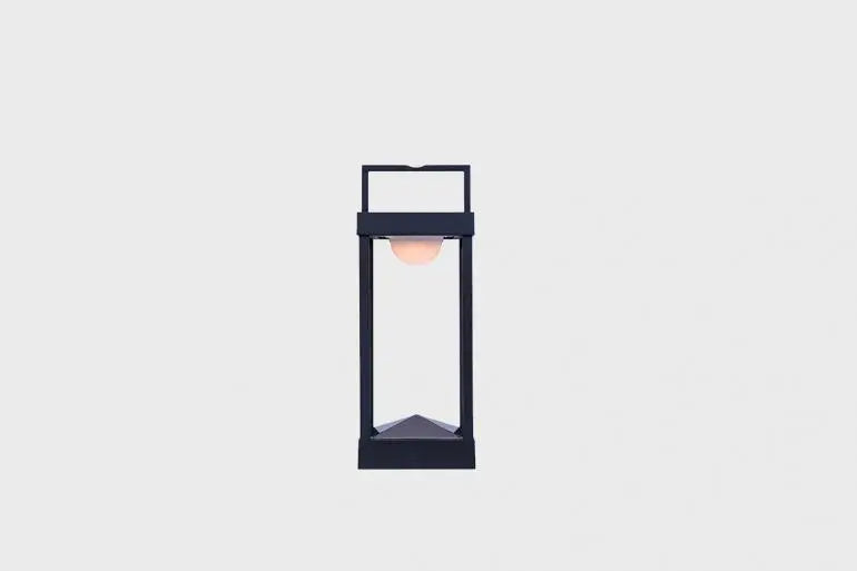 La Lampe Parc Medium Black Solar Light