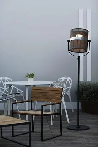 La Lampe Paris Carbon Black Frame Solar Light
