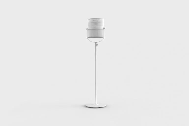 La Lampe Paris White Frame & Shade Solar Light