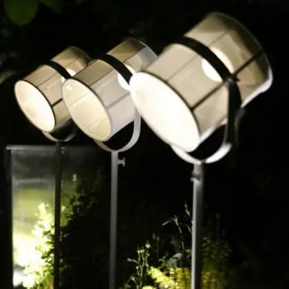 La Lampe Paris White Frame Solar Light