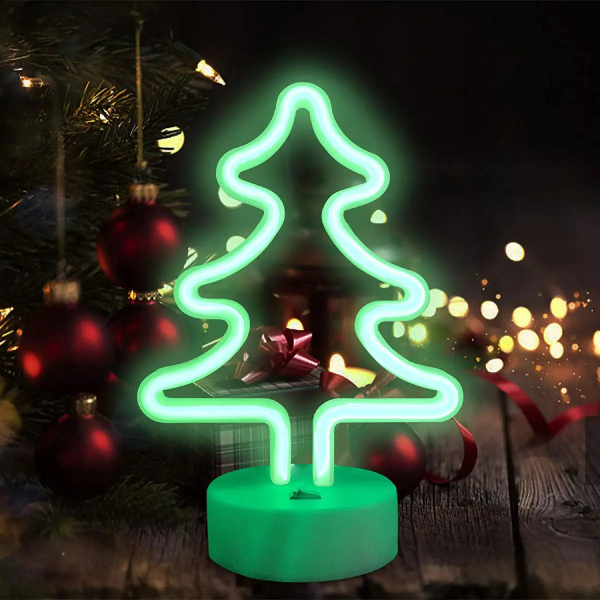Neon Christmas tree light - DesertRiver.shop