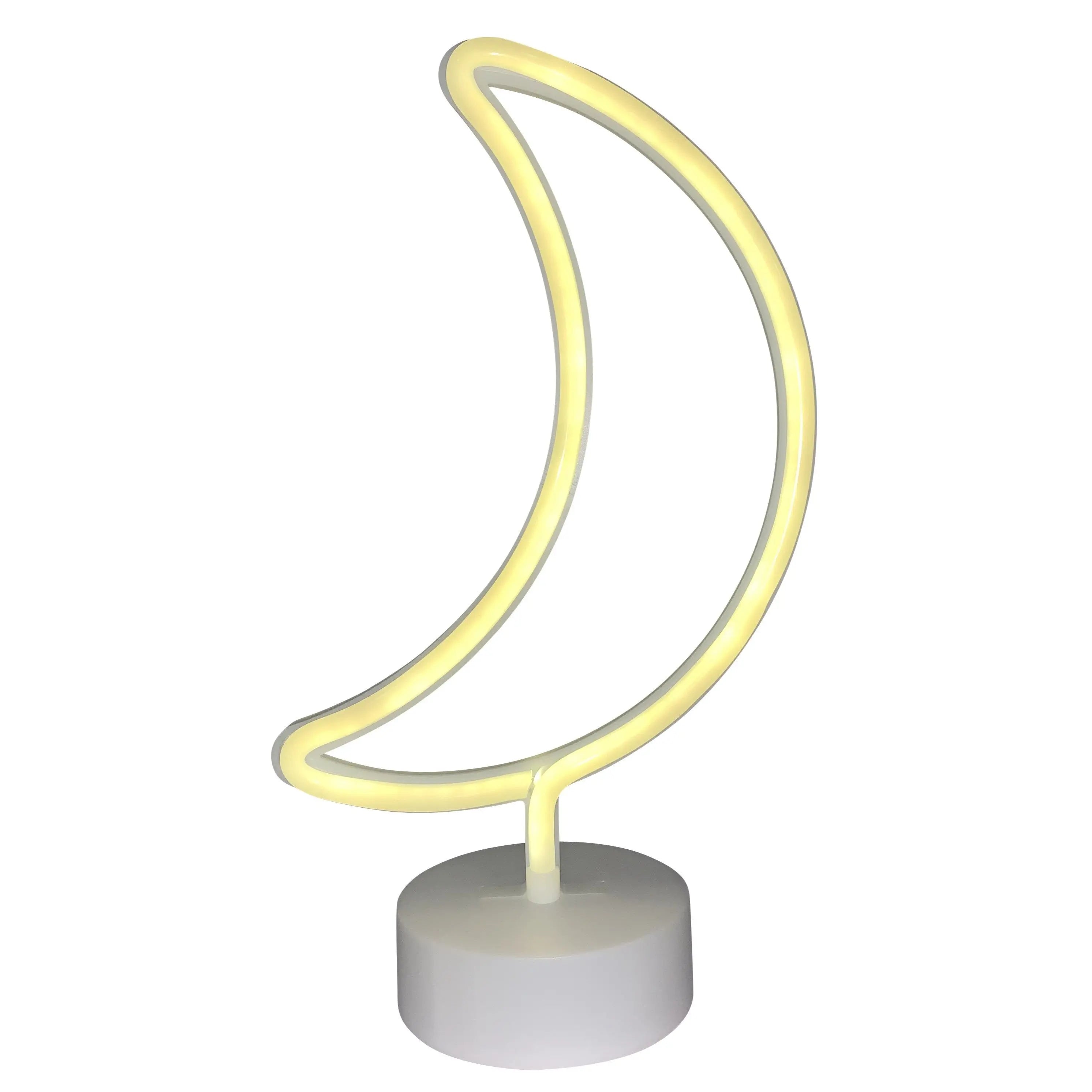 Neon moon light Desert River