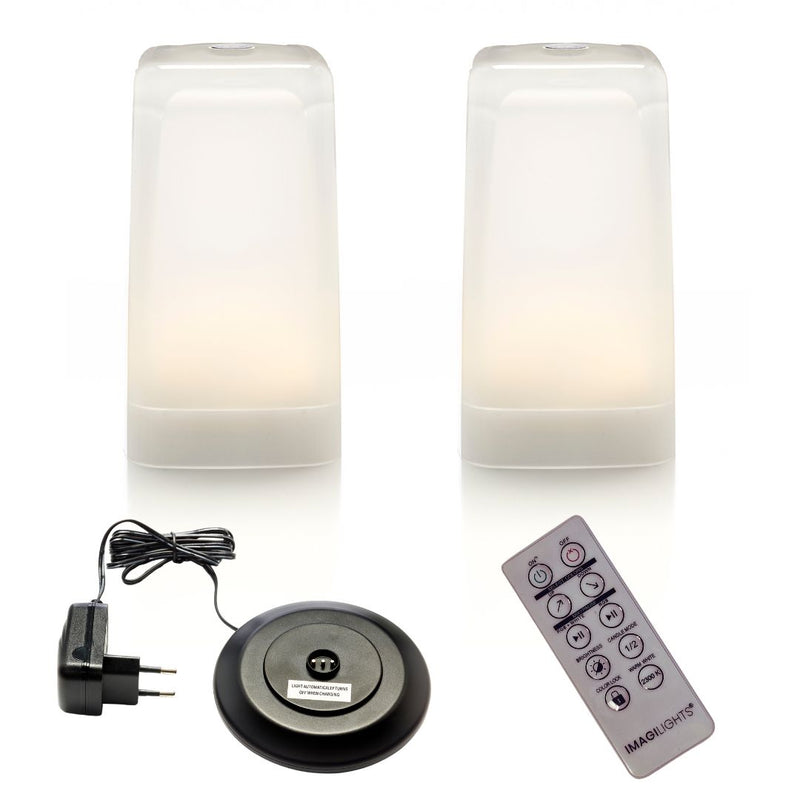 Imagilights Nobi Table Lamp (Set of 2) Includes 1 Charger + FREE Remote - 60% OFF
