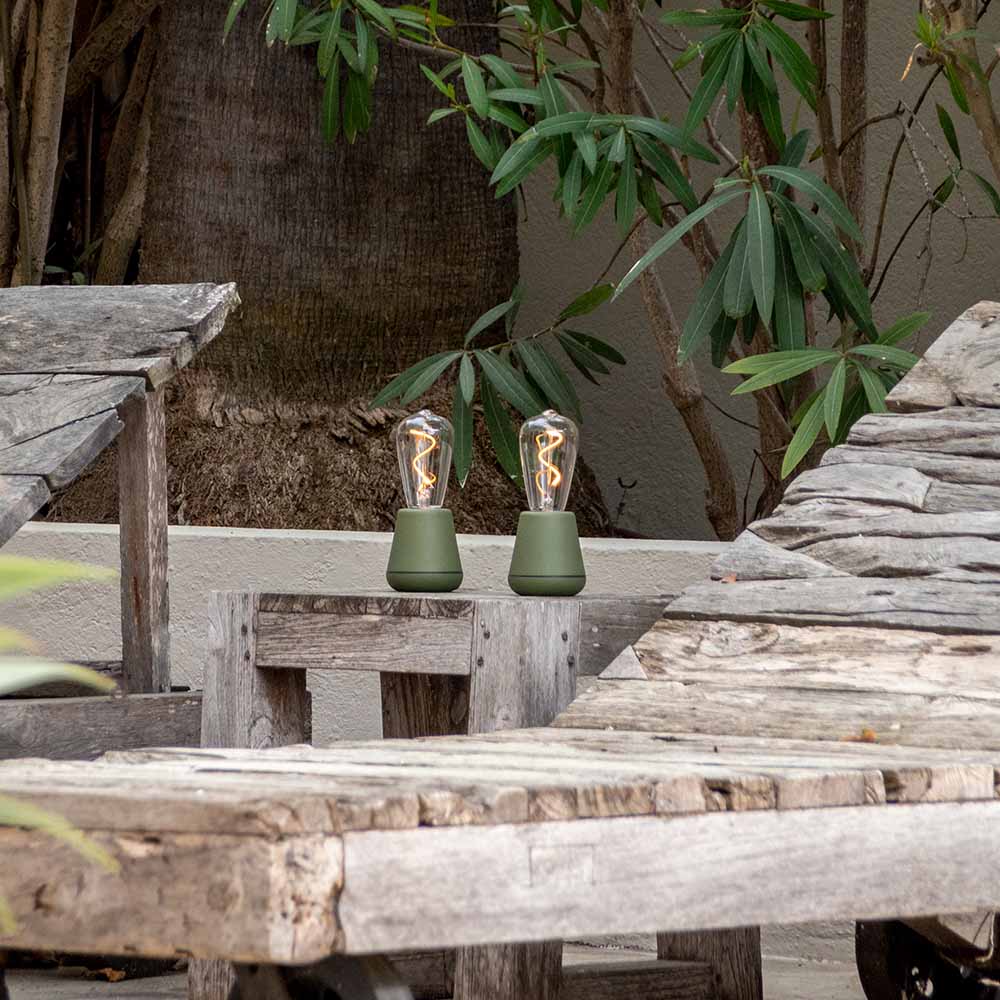 Humble One table lamp, Moss