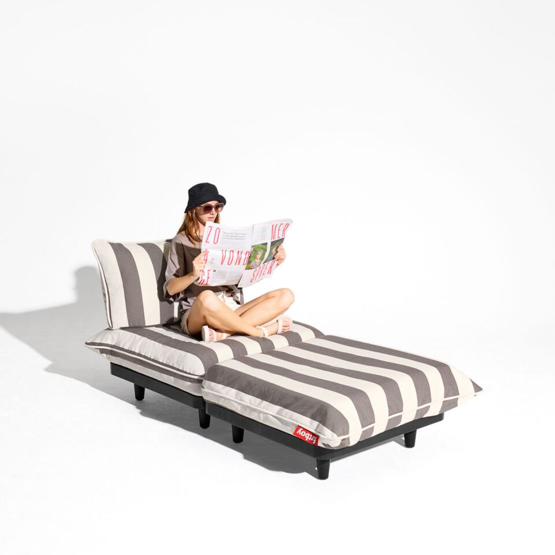 Fatboy Paletti Outdoor Daybed Lounge Set (Stripe Cacao)