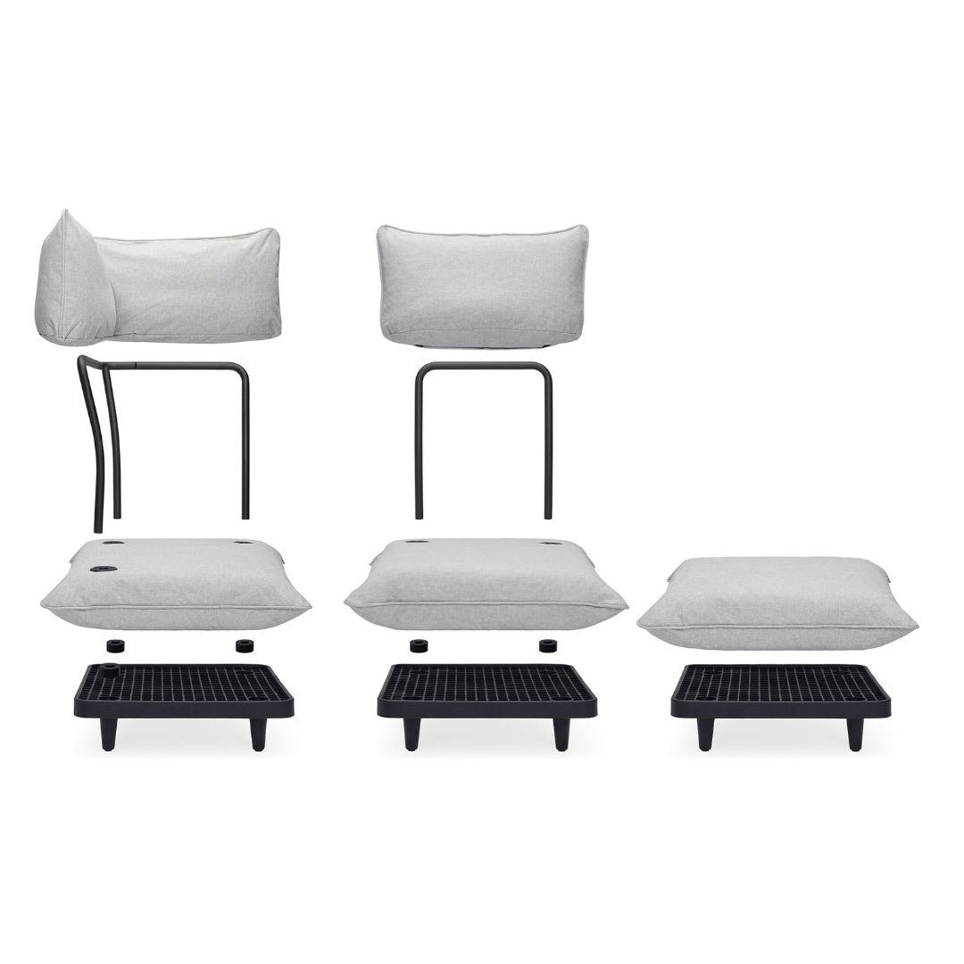 Fatboy Paletti Outdoor Lounge Chair (Stripe Cacao)