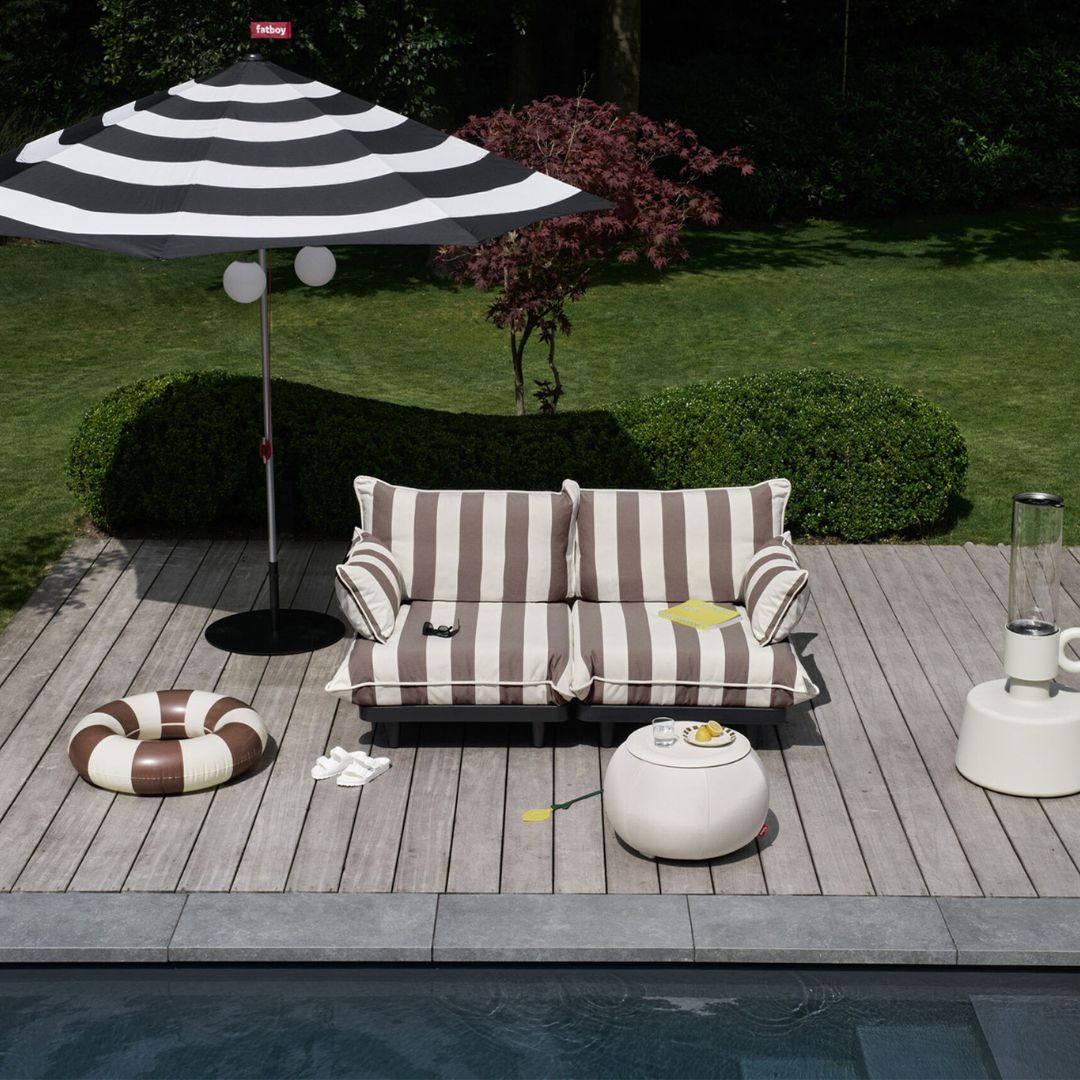 Fatboy Paletti Outdoor Lounge Chair (Stripe Cacao)