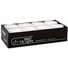 Qult Farluce Maxilights long burning tealights, 16-pack Qult
