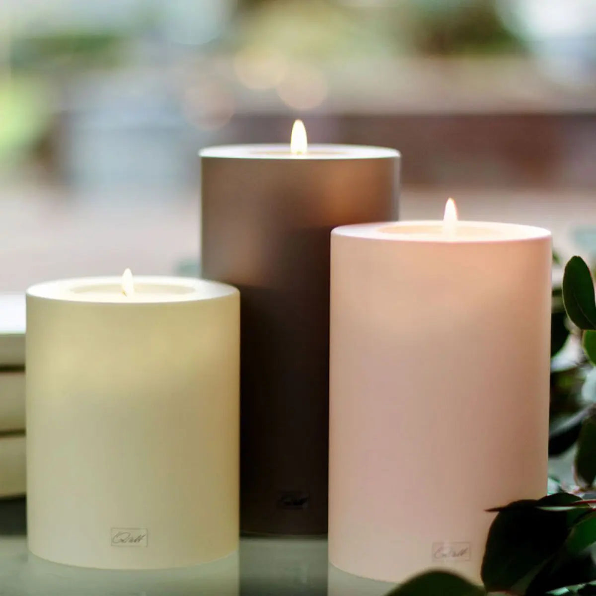 Qult Farluce Trend colour candle holder, stone grey - DesertRiver.shop