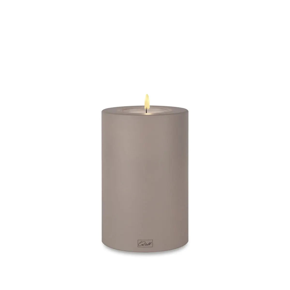 Qult Farluce Trend colour candle holder, taupe - DesertRiver.shop