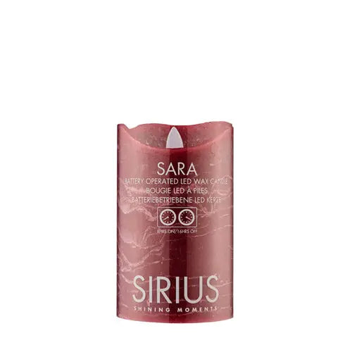 Sirius Sara LED flameless candle, raspberry Sirius