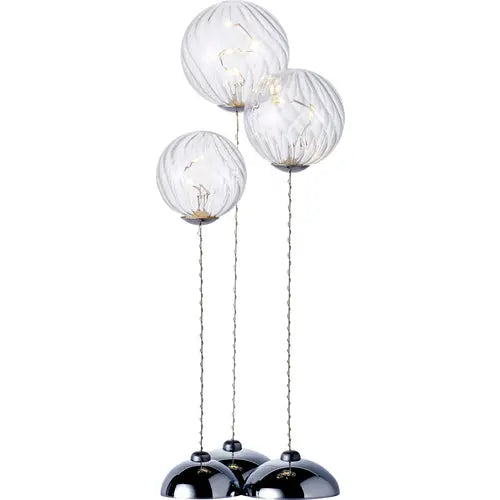 Sirius Wave Trio decorative table light, clear Sirius