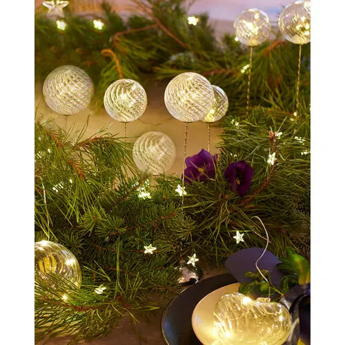 Sirius Wave Trio decorative table light, clear Sirius