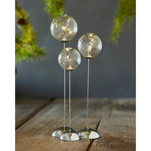 Sirius Wave Trio decorative table light, clear Sirius