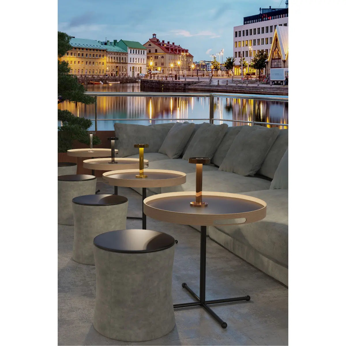 Sompex Boro table lamp, matte finish - DesertRiver.shop