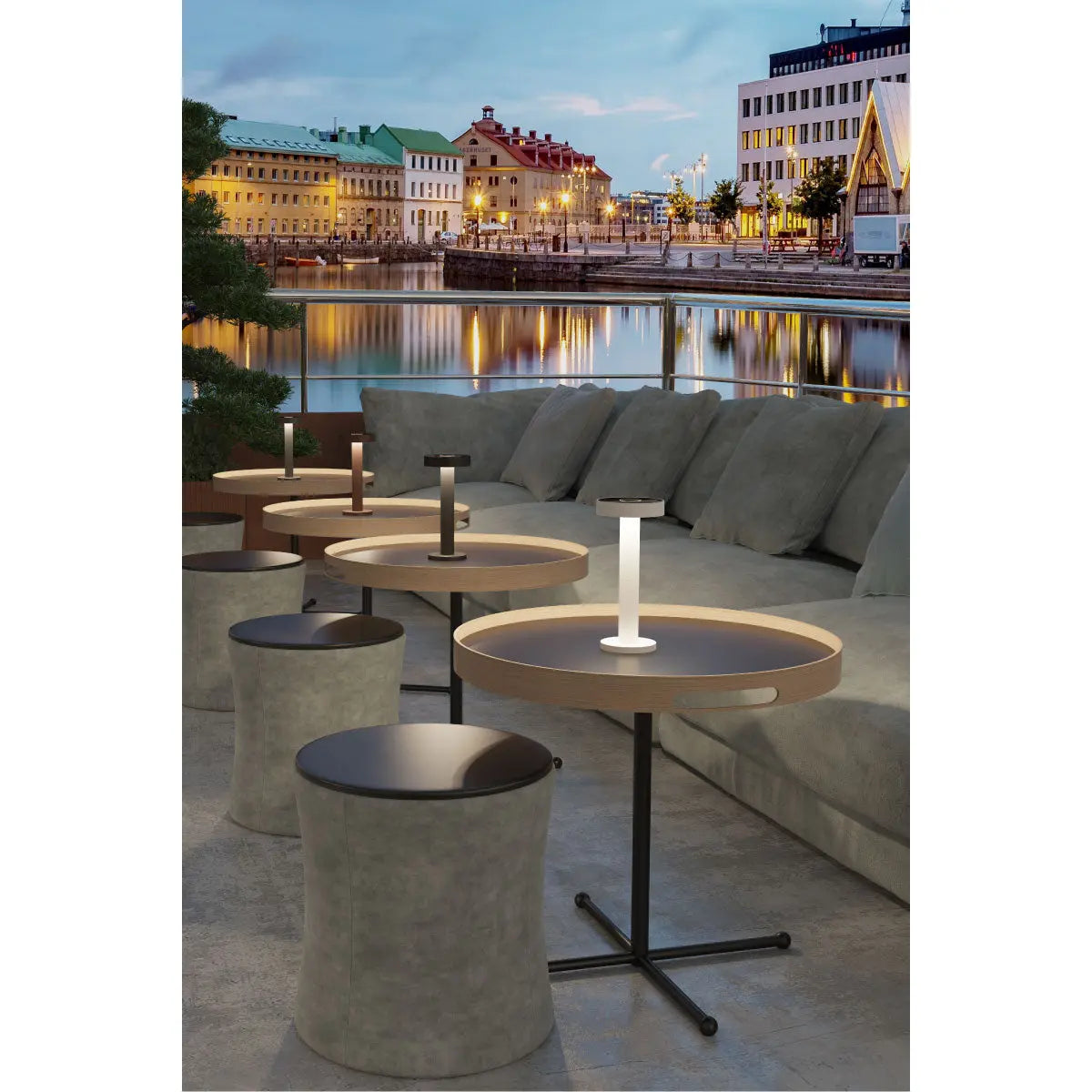 Sompex Boro table lamp, matte finish - DesertRiver.shop