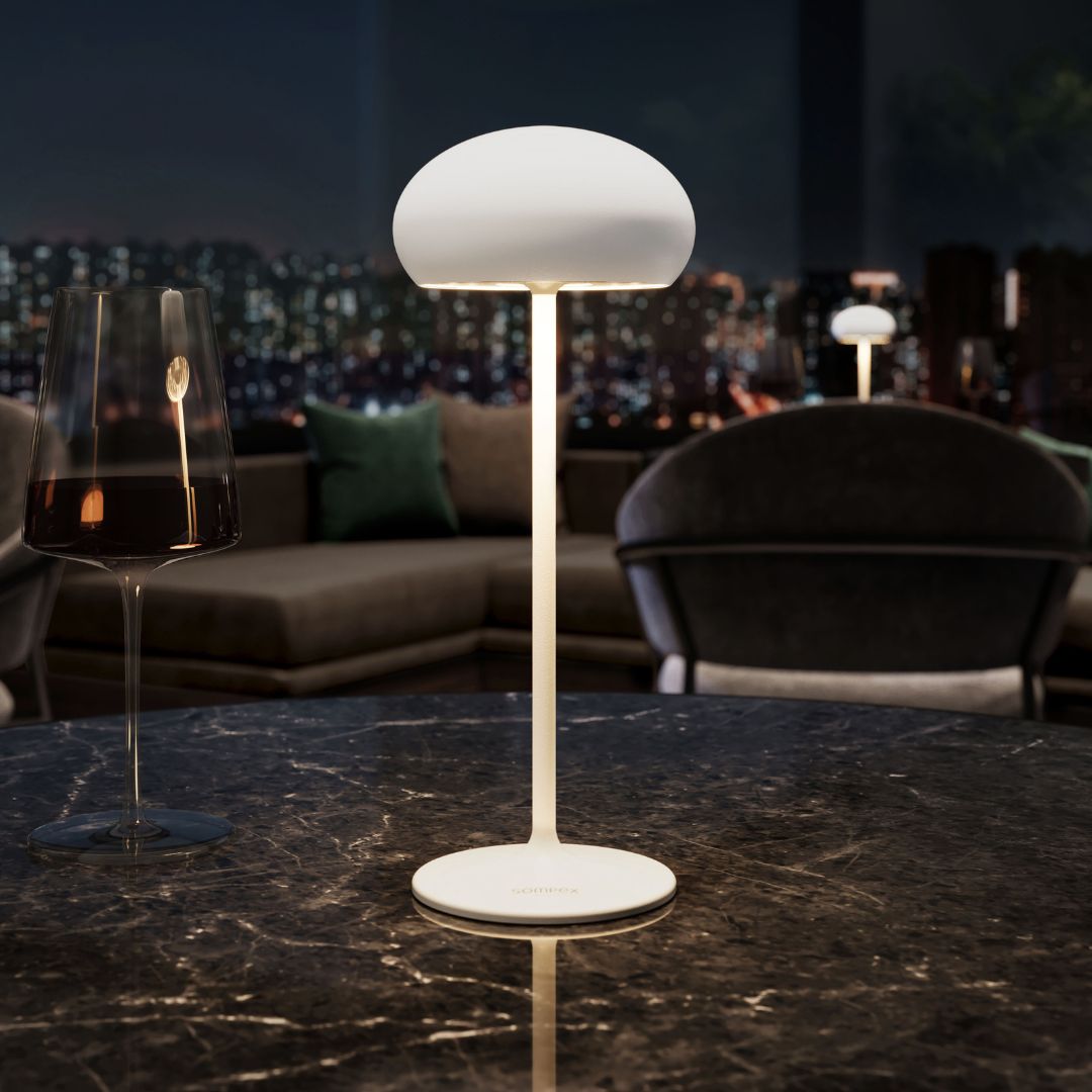 Sompex Pebble Table Lamp (H23 cm, Matte)