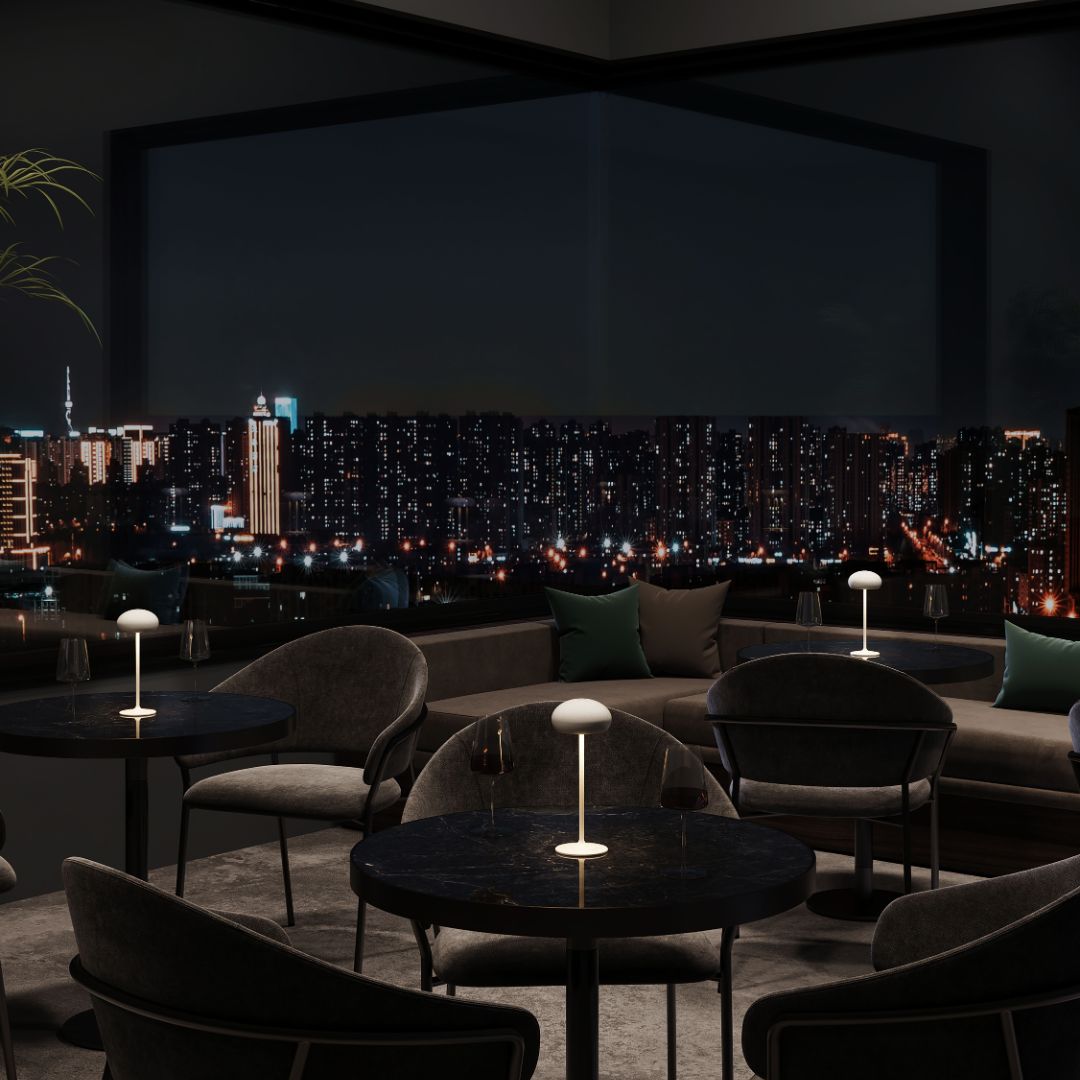 Sompex Pebble Table Lamp (H23 cm, Matte)