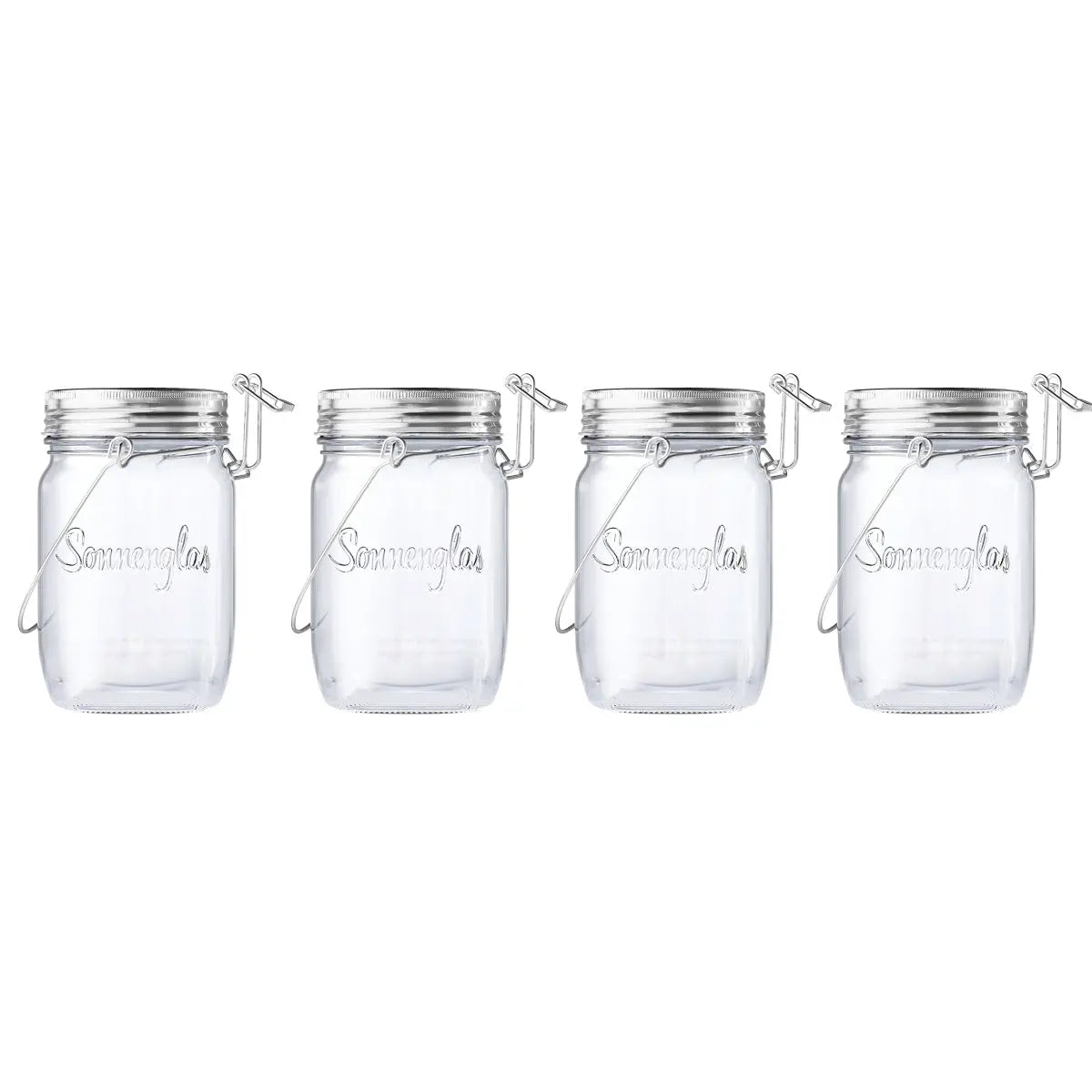 Sonnenglas Mini Solar jar decorative table light, set of 4 Sonnenglas