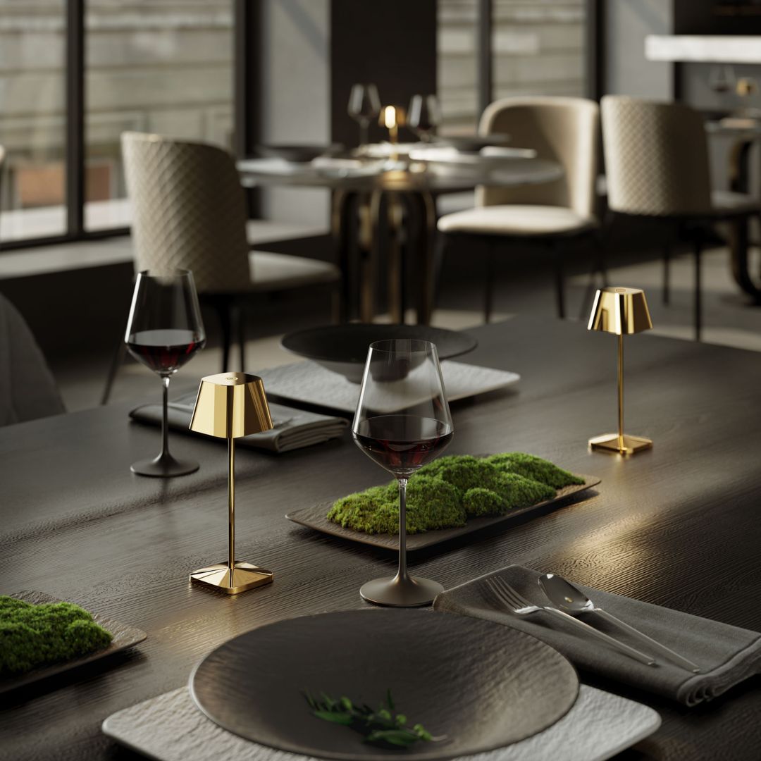 Villeroy & Boch Neapel Micro Rechargeable Table Lamp (H 20 cm - Glossy)