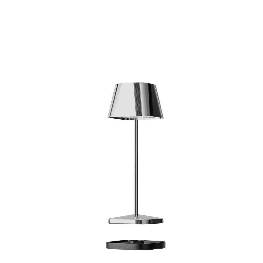 Villeroy & Boch Neapel Micro Table Lamp, H20 cm, Glossy Finish – Remote Control Compatible