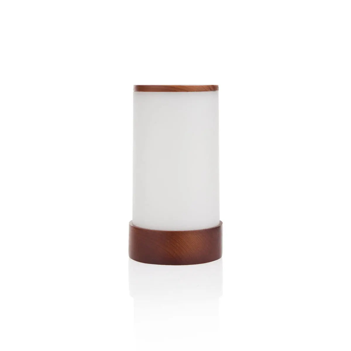 Woody dark LED table lamp, set of 2 Filini