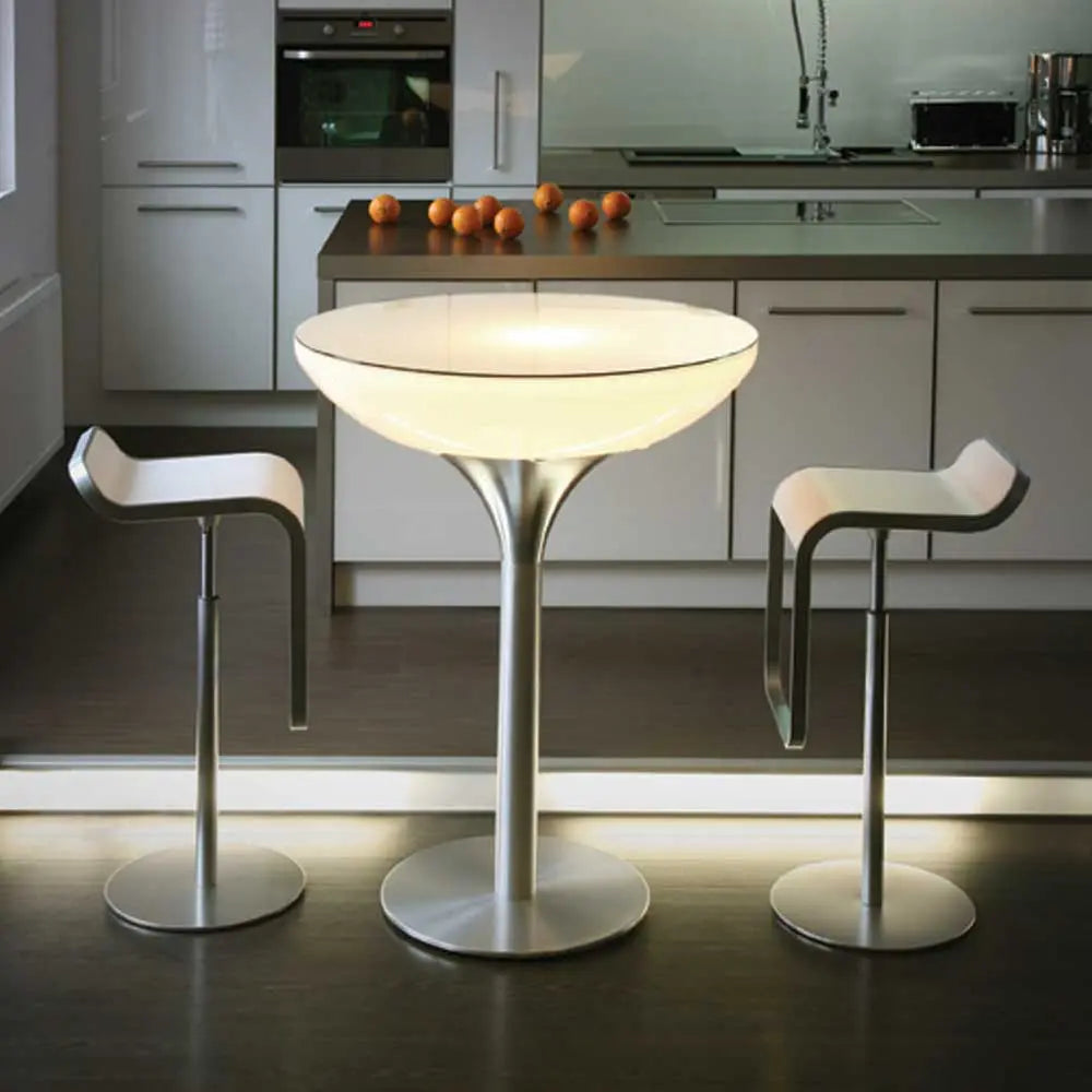 Zoey bar stool white Desert River Rentals