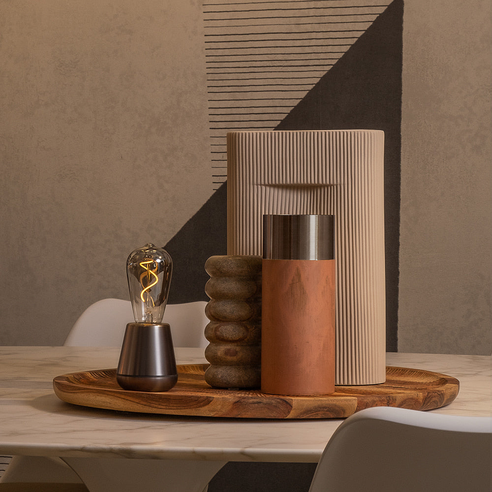 Humble One table lamp, Titanium