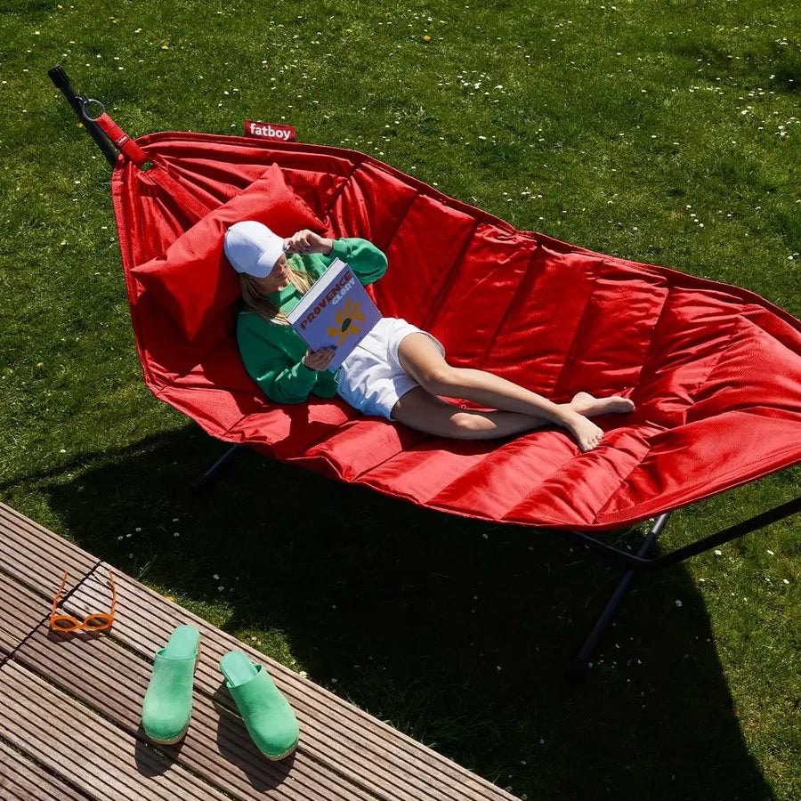 Fatboy Headdemock Superb Hammock Swings come in 2 carry bags, allowing you to bring them anywhere you need.