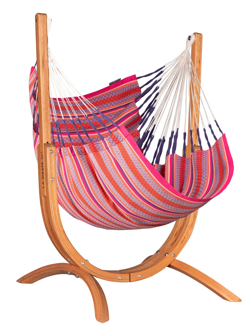 LA SIESTA Udine Organic Outdoor Hammock Chair and Stand (W 115 cm)