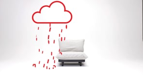 Fatboy Paletti 3-Seater Outdoor Sofa with Footstool (Storm Blue)